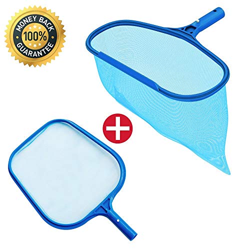 KATEVO Fine Mesh Pool Net, Professional Pool Skimmer, Swimming Pool Leaf Net