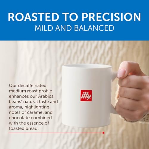 Image of illy Decaf Coffee K Cup, Classico Decaffeinated Medium Roast, 10 Ct 6 Pack
