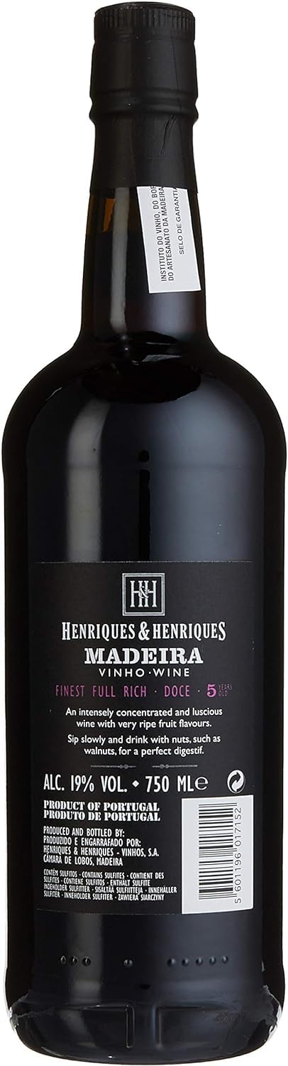 Henriques & Henriques Medium Rich Madeira 75cl | Master Of Malt - View #3