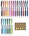 Produktbild Zebra Sarasa Clip 0.7 Retractable Gel Ink Pen, Rubber Grip, 0.7 mm, 20 Color Ink, Sticky Notes Value Set