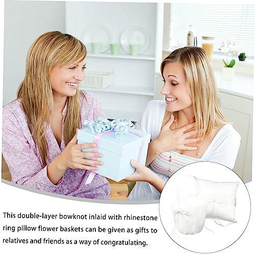 Almohada para anillos y cesta de flores PRETYZOOM para evitar caídas 6