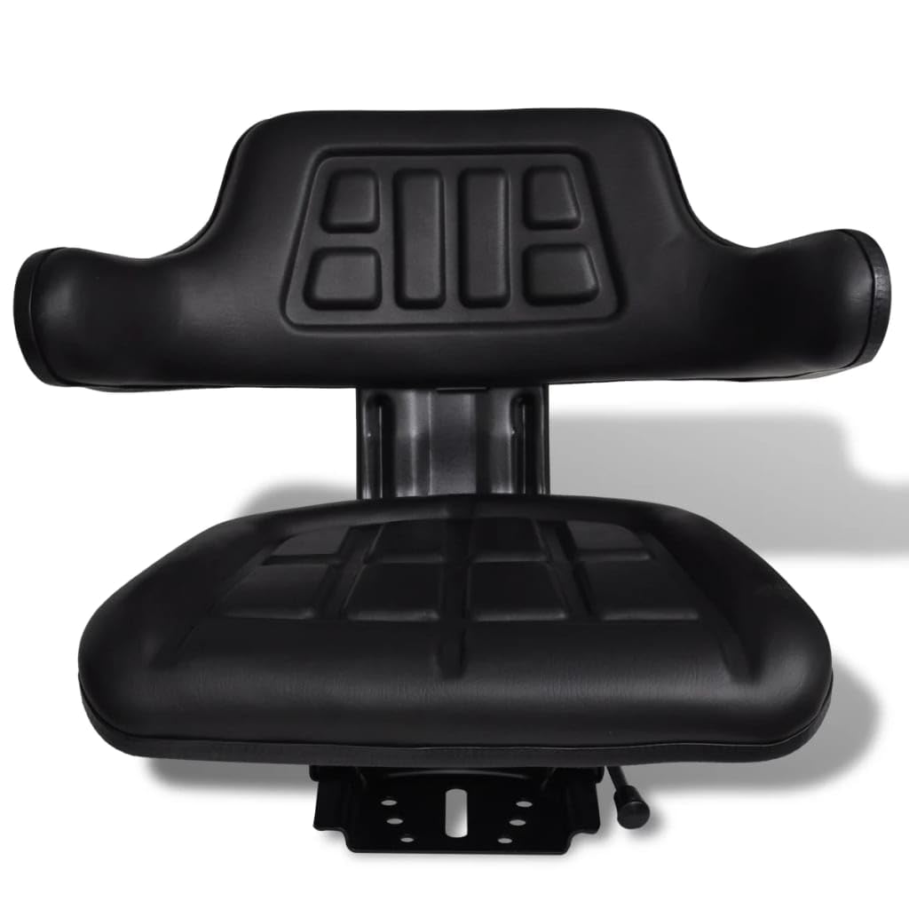 Genérico Asiento de Tractor con Respaldo Negro