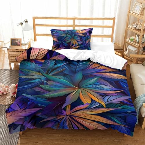 Housse de couette microfibre anti-plis à fermeture éclair 135x200cm - 2