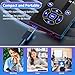 Gueray MP3 Player Bluetooth 64GB Build-in HiFi Speaker Bluetooth 5.0 Portable MP3 FM Radio Photo E-Book Reader Supports up to 128GB Black
