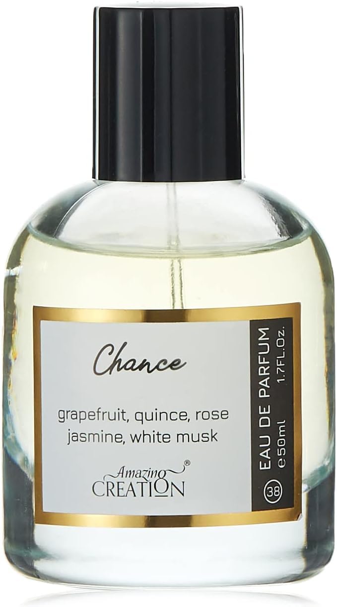Amazing Creation Chance Eau de Parfum for Women | Long Lasting Floral Fruity Fragrance 1.7 Fl Oz / 50ml