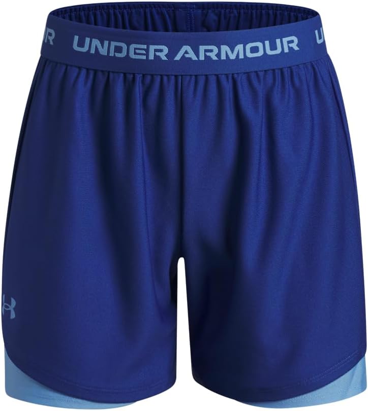 Under Armour Girls Tech Play Up 5 Inch Shorts