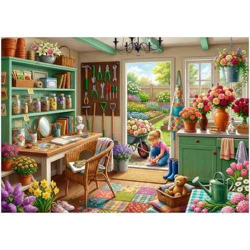 Puzzle con Temática Jardín 3+ Anos miniatura 1