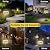 Solar Power Address Sign, House Numbers for Outside Rechargeable LED Illuminated Lighted Address Signs with Outdoor Waterproof, Address Plaque with 3 Color Temperature for Street Yard Home, Black