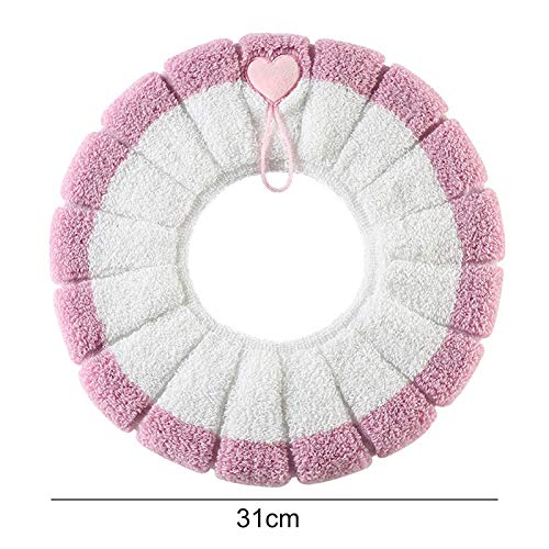 TheStriven 4 Stück Toilettensitzbezug WC Sitzwärmer WC Sitzbezüge Toilettensitz Pad Warmes Weich Waschbares Toilettensitzkissen für Wohnkultur Closestool Mat Seat Case Toilettendeckelbezug Zubehör – Bild 3