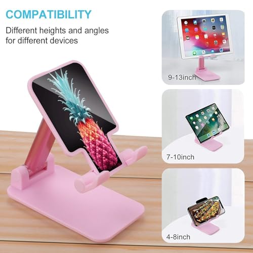 Support téléphone portable de table compact avec motif ananas fun - 3