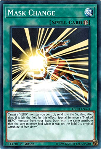 Amazon.com: Yu-Gi-Oh! - Mask Change - LEHD-ENA21 - Common - 1st