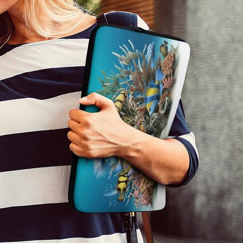 Funda 3D para laptop de 17 pulgadas y maletín impermeable negro 7