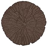 bepco Trittstein Gartenplatte Beetplatte Laufplatte Wegplatte 4er-Set, Gummi (4er-Set Trittsteine Naturstein aus recycelten Gummi, 53 x 45 x 1,8 cm, grau)