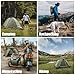 Backpacking Tent for Camping 1 Person Hiking Ultralight Tent for Waterproof Windproof Outdoor Two Doors Tents Easy Quick Setup Lightweight Instant Tents（1 Person）