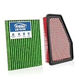 RVgolf Engine+Cabin Air Filters Fit for Cherokee 2019-2023 L4 2.4L, Cherokee 2019-2023 V6 3.2L