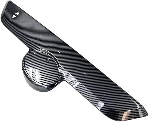 Miniatura 3 de HUYILUN0104 Panel de embellecimiento de puerta trasera de fibra de carbono con tipo de entrada inteligente compatible con Toyota 4runner 2010-2022