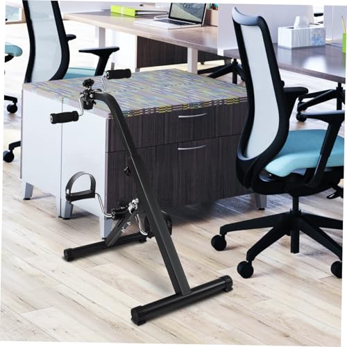 Bicicleta estática compacta plegable con pedales ajustables miniatura 4
