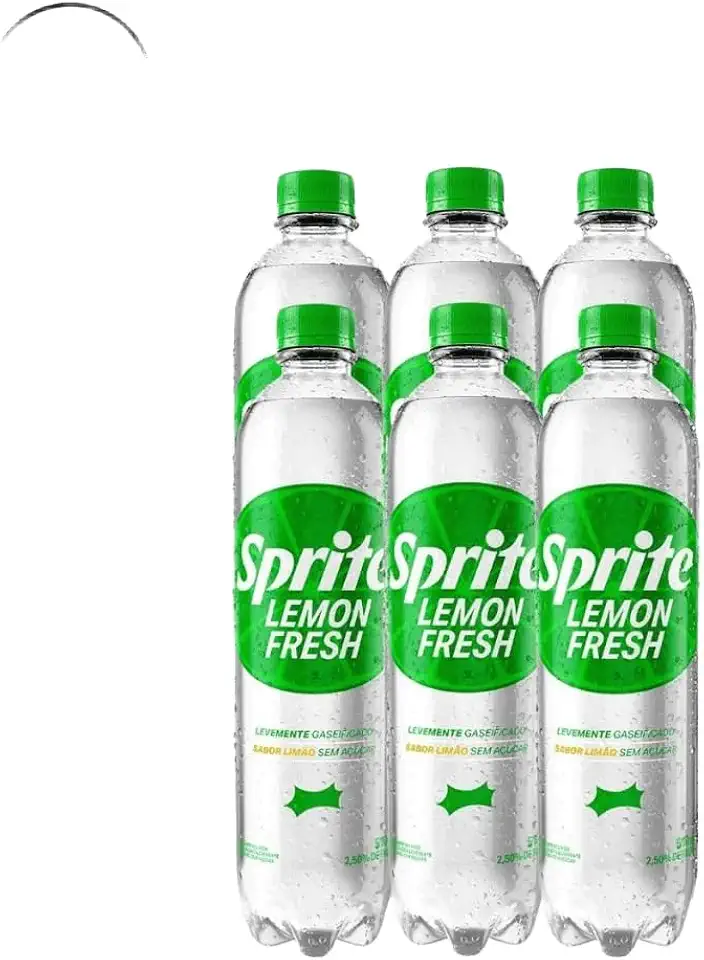 Refrigerante Sprite Fresh Lemon - 06 Unidades Sem Açucar 510ml Cada
