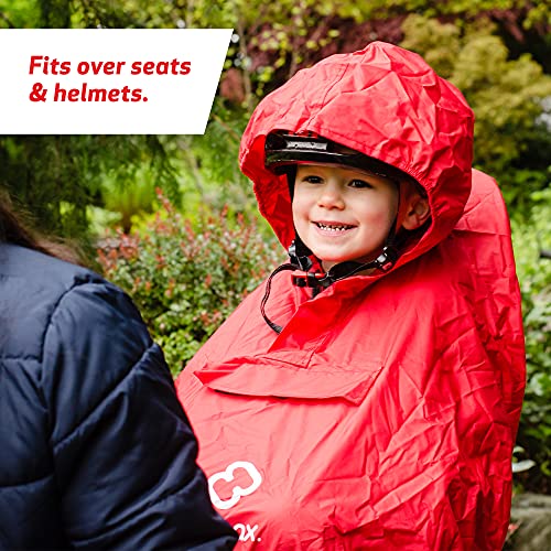 Hamax Rain Poncho – Waterproof And Windproof Child Bike Seat Cover With Hood #TOP3