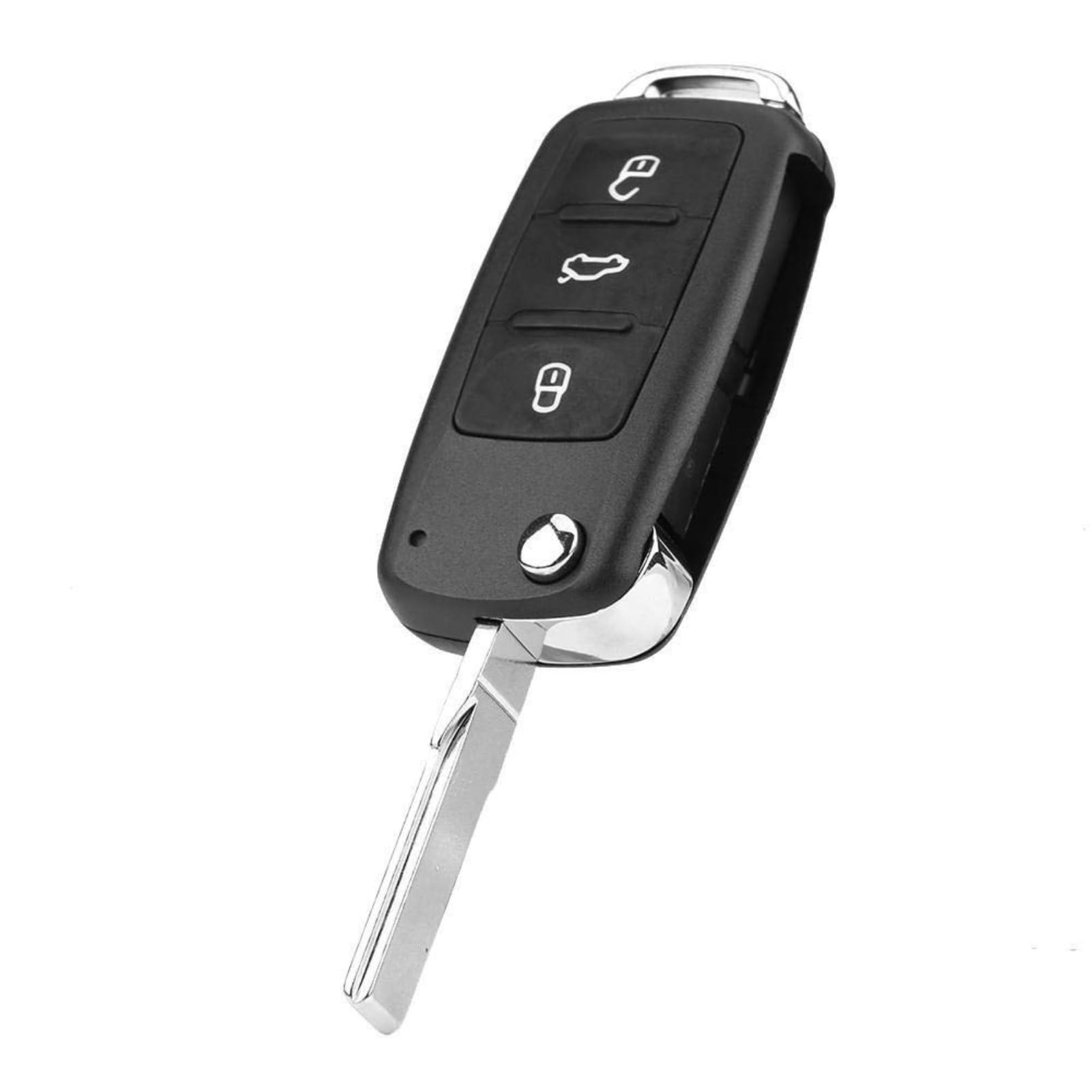 KSTE Samochodowy pilot zdalnego sterowania, 5K0837202AD 3-przyciskowy pilot zdalnego sterowania do samochodu 434 MHz ID48 nadajnik chipowy kompatybilny z Beetle Caddy