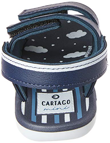 Slide Cartago Mini Gaspea Bebê Menino S: Branco/G: Azul/Azul 20/21