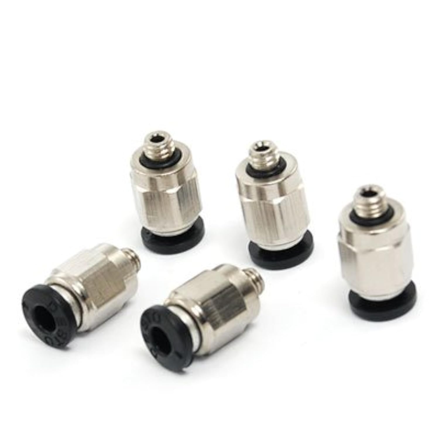 4mm Hose Barb Tail To 1/4" BSP Male Thread Straight Brass Connector Fitting UK E - Foto 5
