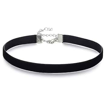 KZIYKW Girocollo In Velluto Nero Per Donne - Collana Regolabile In Pelle PU - Foto 7