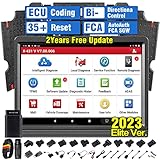 LAUNCH X431 V4.0 OBD2 Diagnosegerät, OE-Level Vollsystem launch Diagnosegerät Auto,31+ Servicefunktionen, ECU-Codierung, Bidirektionaler Steuerung