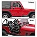 ECOTRIC Tubular Doors Compatible with 1987-2006 Jeep Wrangler YJ TJ Tubular Half Doors Tube Door Steel Left & Right Simple Off-Road Style