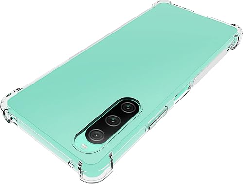 Miniatura 4 de Funda para Sony Xperia 10 V Clear TPU Cuatro Esquinas Cubierta Protectora Transparente Suave