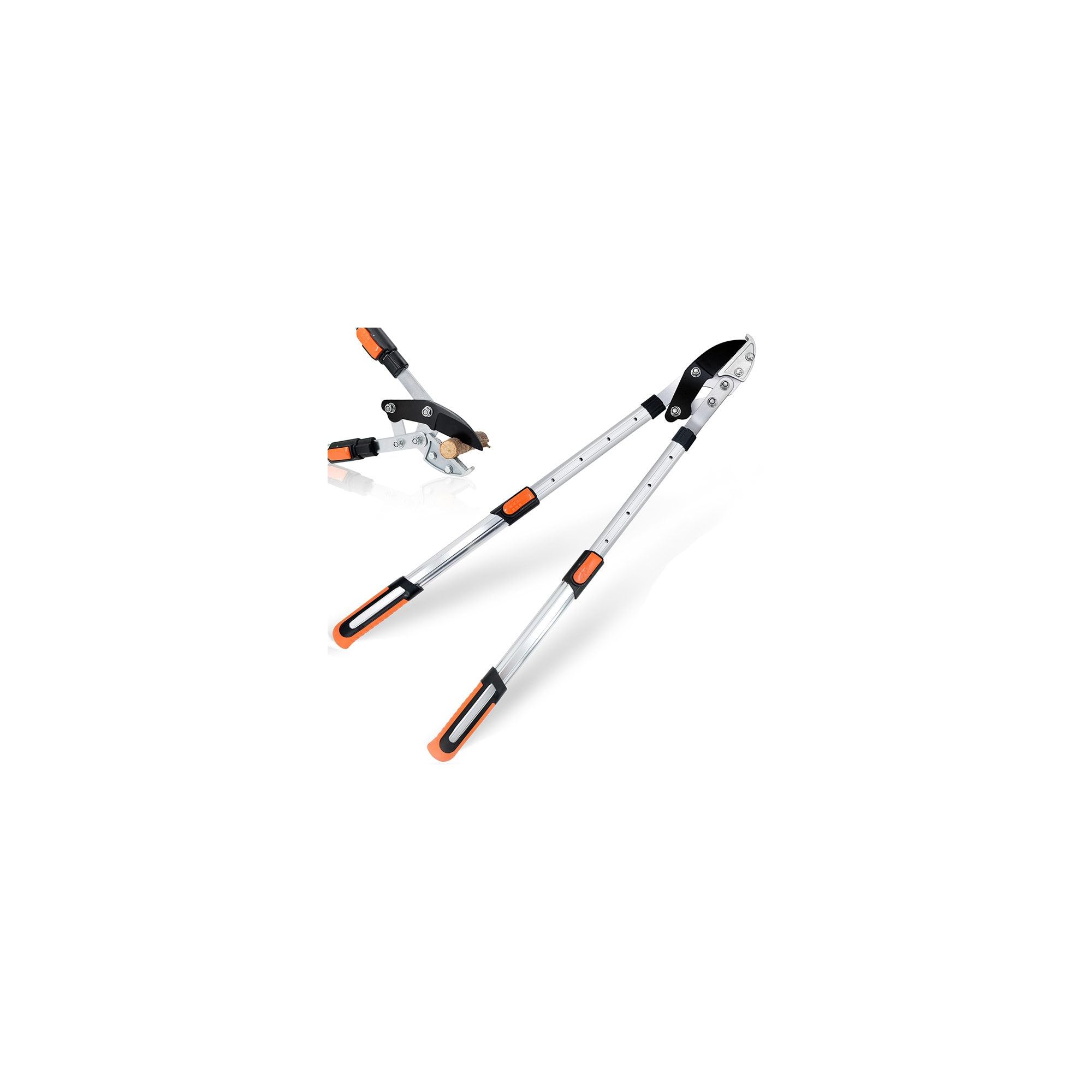 Coupe branche lame enclume - Suan - Manche télescopique - Dimensions : 87 x 34 cm