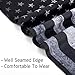 Motorcycle Masks Neck Gaiters for Men - 3pcs Breathable American Flag Face Coverings for Men & Women, Summer Thin Outdoor Sun UV Protection Hiking Cycling Skiing Accessories