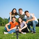 Miniaturowy Statyw do DJI Osmo Pocket 3 i 2, Montaż Na Biurku z Antypoślizgową Podstawą Kompaktowy Stołowy Uchwyt na Statyw do Akcesoriów DJI Osmo Pocket 3 (Czarny)