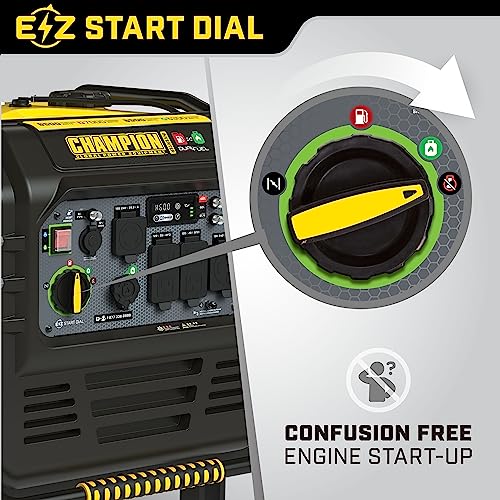 Champion Power Equipment 201175 8500-Watt Electric Start Dual Fuel Home Backup Portable Inverter Generator thumb #5