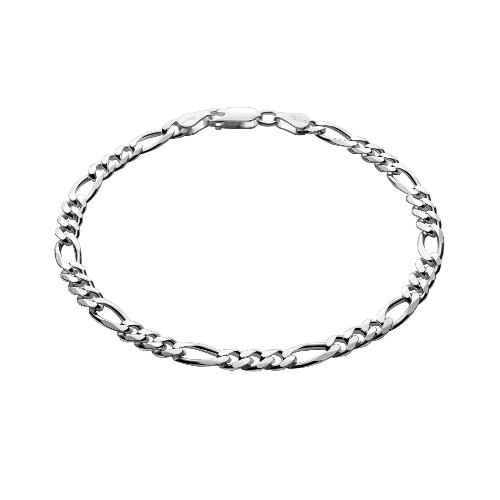 Herren-Armband aus massivem 925 Silber, ideal als Geschenk für Mann oder Freund, mit Schmuckbox
