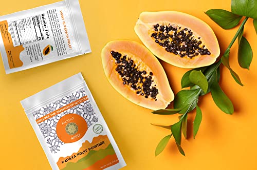 Ancient Roots Papaya Fruit Powder - All-Natural Food Coloring, Filled With Antioxidants, Organic Fruit, 25 Servings (3.5 Ounces) #TOP2