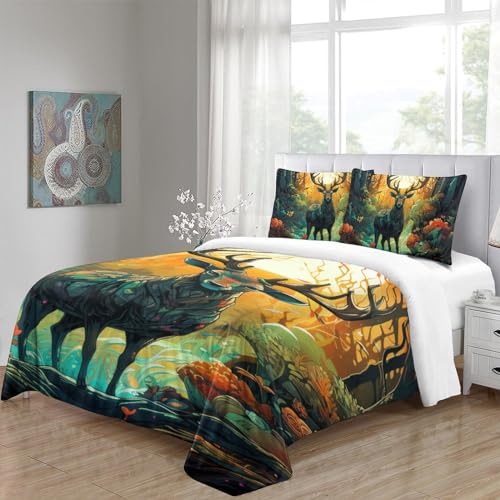 Linge de lit élan 3D en microfibre premium douce 140x200 cm