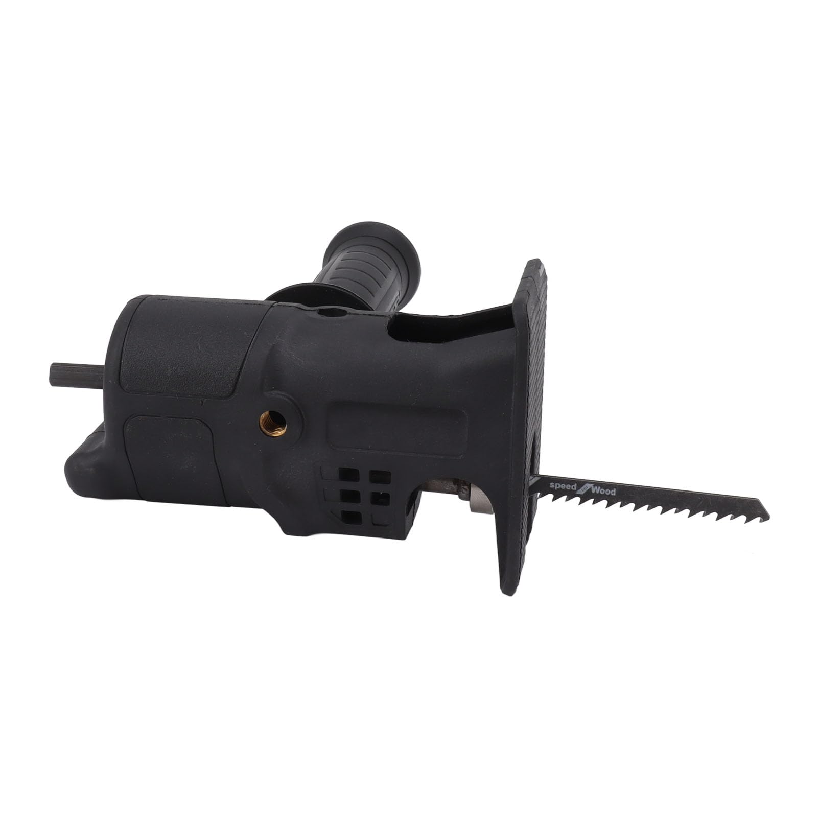 Aramox Adapter do Piły Szablastej Adapter Wiertła ABS do Wyrzynarki 3–13 Mm Uchwyt Boczny z 3 Szczękami Szybkozłączka Przenośne Cięcie dla Użytkowników Drewna, Metalu, Tworzyw Sztucznych