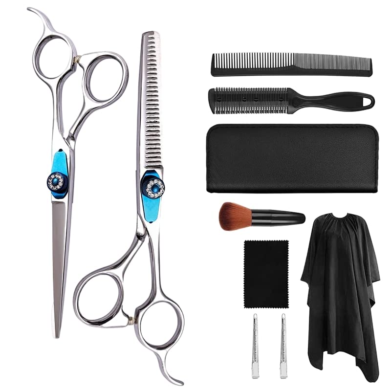 Ciseaux de barbier 30 dents pour désépaissir avec précision en acier inoxydable 6 pouces