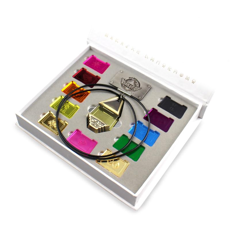 Ver.3 Necklace Pendant Cosplay Tag Crests Courage Friendship Hope Love Light Honest Badge Charm Collection Box2