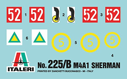 Italeri M4-A1 Sherman Tank #TOP7