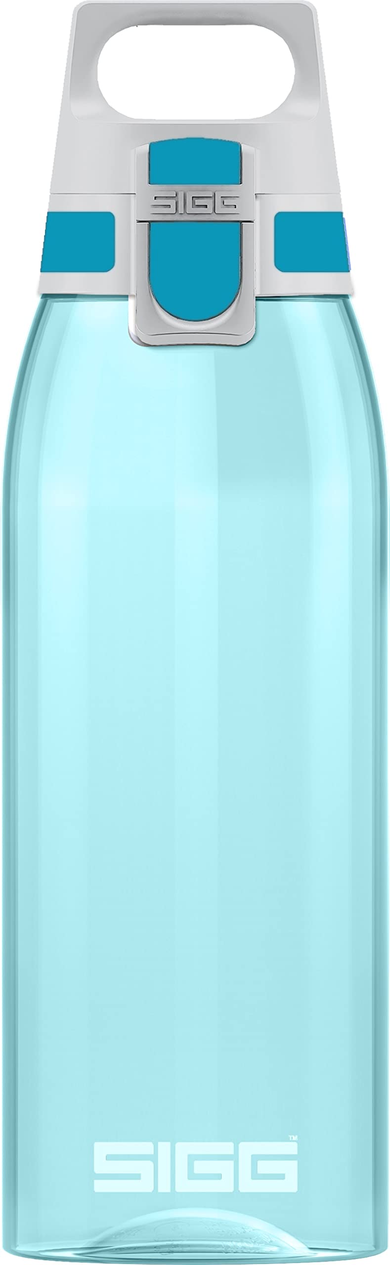 Sigg - Tritan Water Bottle - Total Color ONE - Suitable For Carbonated Beverages - Dishwasher Safe - Leakproof - Featherweight BPA Free - 0.6L / 1L