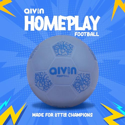 Image of Aivin Home-Play Football for Kids Indoor Training Ball No-Stitch - Sky