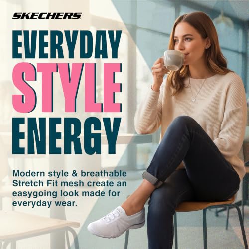Image of Skechers Women's Breathe Easy - Simple Pleasure | Modern Comfort Casual, Relaxed Fit, Stretch Fit, Air-Cooled Memory Foam, Machine Washable, Vegan