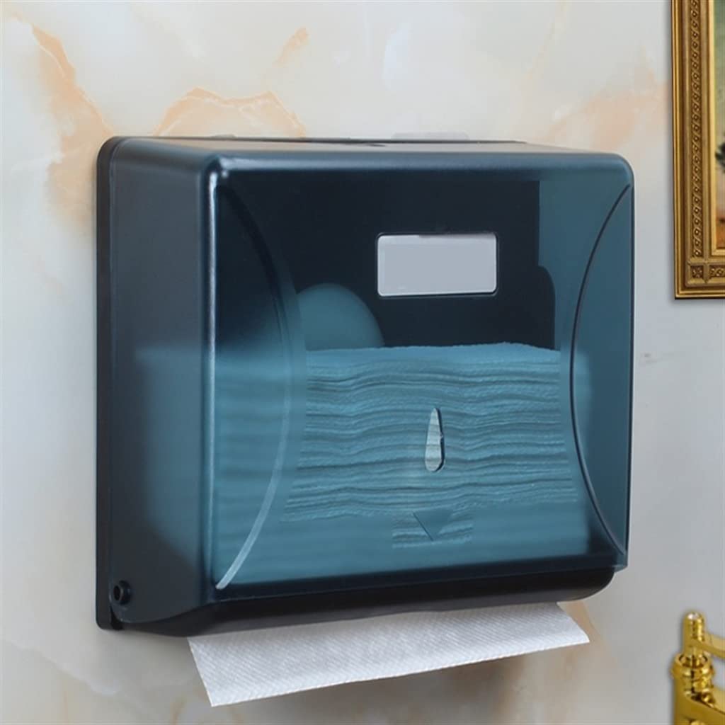 Dispenser Asciugamani Dispenser di Asciugamani Quadrati Dispenser di Asciugamani di Carta multipiega Dispenser di Asciugamani Compatto per Bagno, Cucina, Ufficio Elegante