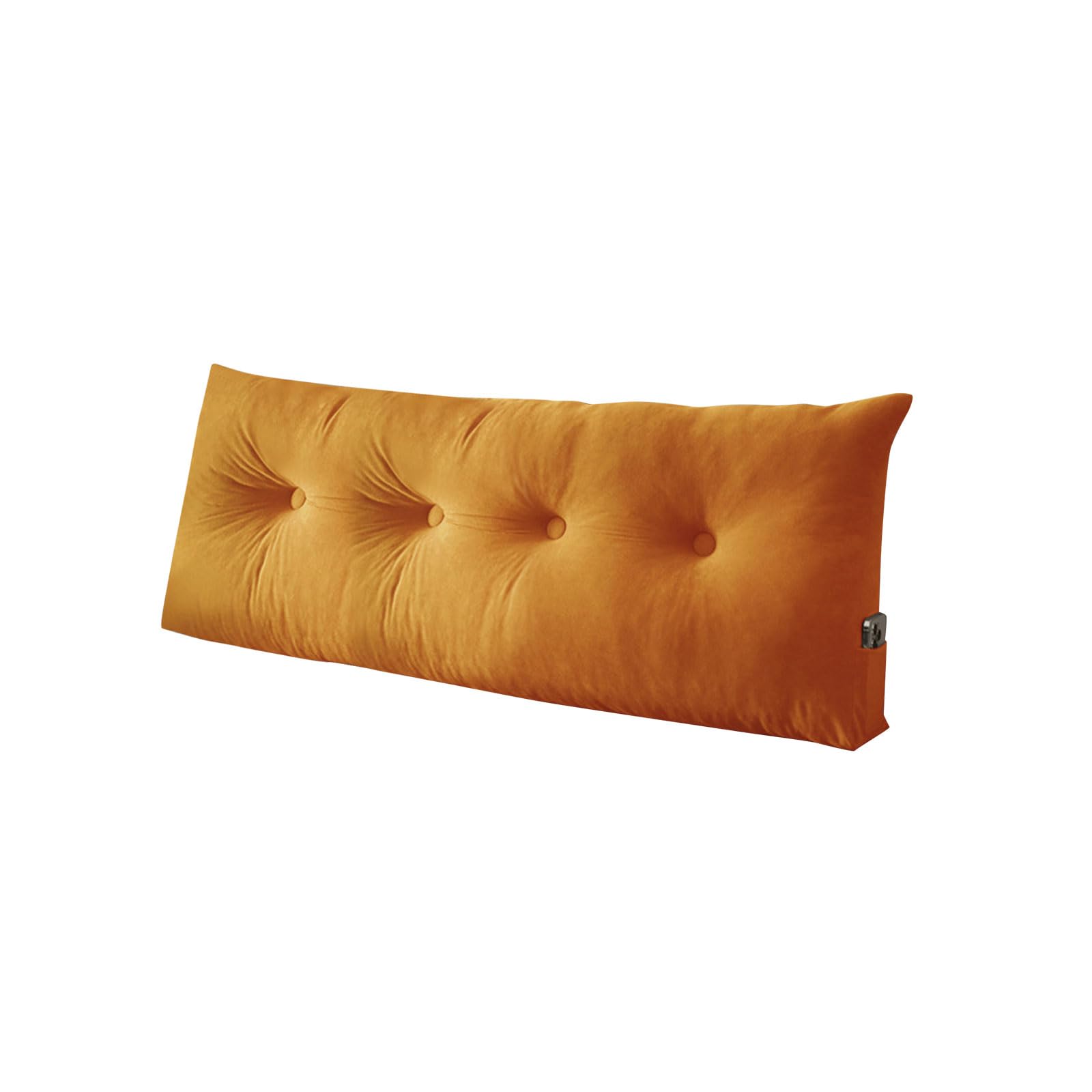 Nucelit Triangular Back Pillow for Sofabed Otherwise Floor Use 47.24 Unknown 4.72 Inch Permanent Velutinous Fabric Plan Ribbed Backrest Pillow with