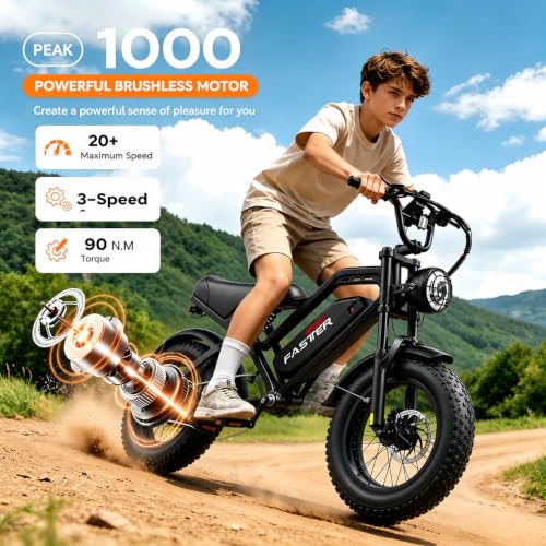1000W Full Suspension E-Bike