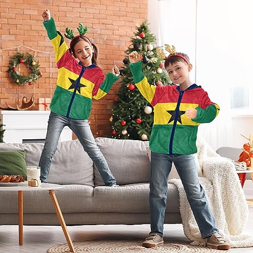 Kids Boys Full Zip Hoodie Fleece Lining Jacket Hoodie Coat Fall Winter Outwear4