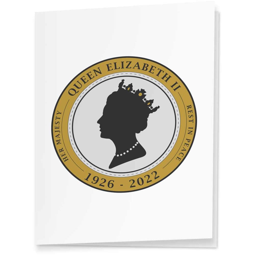 4 x 'Rest in Peace Queen Elizabeth II' Gift Tags/Labels (GI00051103)