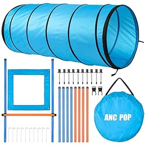 ANC POP Hunde-Agility-Trainingsset mit Tunnel